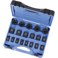 PS1912 SAE 6-Point Socket Set, 19 Pcs, Impact, 1/2" Drive Size, Deep FMT Sales Ltd