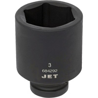Socket, Impact, 3", 1" Drive, 6 Points, Deep FMT Sales Ltd