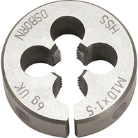 Fili&egrave;re ronde segment&eacute;e, Filet de M10 X 1,5, Acier rapide FMT Sales Ltd