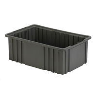 Divider Box, Polyethylene, 15.5" W x 9.9" D x 6" H, Grey FMT Sales Ltd