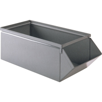 Steel Bin, 100 lbs. Cap., 15" W x 24" D x 11" H, Blue FMT Sales Ltd