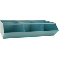 Sectional Bin Units, 100 lbs. Cap., 37" W x 20-1/2" D x 9-1/2" H, Blue FMT Sales Ltd