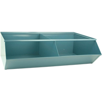 Sectional Bin Units, 100 lbs. Cap., 37" W x 24" D x 11" H, Blue FMT Sales Ltd