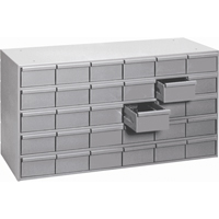 Industrial Drawer Cabinets, 30 Drawers, 33-3/4" W x 11-3/4" D x 21-1/8" H, Grey FMT Sales Ltd