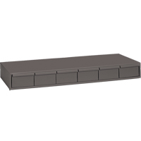 Industrial Drawer Cabinets, 6 Drawers, 33-3/4" W x 11-5/8" D x 4" H, Grey FMT Sales Ltd