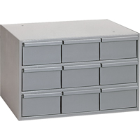 Industrial Drawer Cabinets, 9 Drawers, 17-1/4" W x 11-5/8" D x 10-7/8" H, Grey FMT Sales Ltd