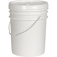 Seau d'usage g&eacute;n&eacute;ral sans couvercle, Plastique, 4 L FMT Sales Ltd