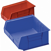 Plastic Bin, 8-1/4" W x 9" H x 18" D, Blue FMT Sales Ltd