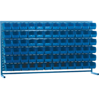 Rayonnage &agrave; persienne avec bacs, 72 bacs, 72" la x 15" p x 40" h FMT Sales Ltd