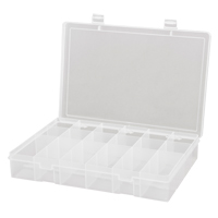 Compact Polypropylene Compartment Cases, 13-1/8" W x 9" D x 2-5/16" H, 18 Compartments FMT Sales Ltd