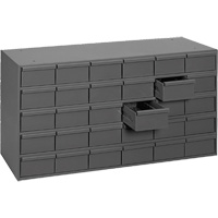 Industrial Drawer Cabinets, 30 Drawers, 33-3/4" W x 11-5/8" D x 17-3/4" H, Grey FMT Sales Ltd