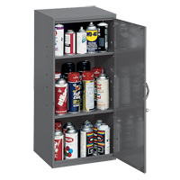 Armoires utilitaires, Acier, 2 Tablettes, 30" h x 13-3/4" la x 12-3/4" P, Gris FMT Sales Ltd