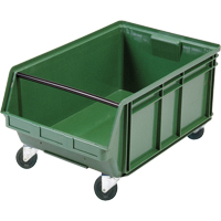 Mobile Giant Stacking Bin, 11-7/8" H x 18-3/8" W x 29" D, 150 lbs. Capacity, Green FMT Sales Ltd