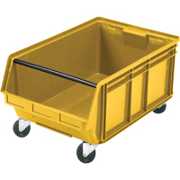 Mobile Giant Stacking Bin, 11-7/8" H x 18-3/8" W x 29" D, 150 lbs. Capacity, Yellow FMT Sales Ltd