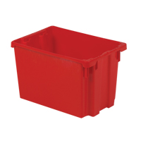 Contenants Stack-N-Nest Polylewton, 12,1" x 19,4" x 12,9", Rouge FMT Sales Ltd