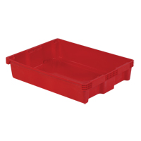 Contenants Stack-N-Nest Polylewton, 6,1" x 29,6" x 22,4", Rouge FMT Sales Ltd