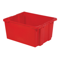 Contenants Stack-N-Nest Polylewton, 15,1" x 30,1" x 24", Rouge FMT Sales Ltd