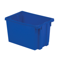 Contenants Stack-N-Nest Polylewton, 12,1" x 19,4" x 12,9", Bleu FMT Sales Ltd