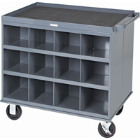Postes/chariots de travail robustes &agrave; 2 c&ocirc;t&eacute;s, 1000 lb Capacit&eacute;, 34" x la, 32" x ha, 24" p, Enti&egrave;rement soud&eacute; FMT Sales Ltd
