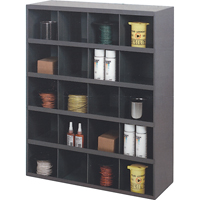Storage Bin Cabinets, Steel, 20 Drawers, 33-3/4" x 12" x 42", Grey FMT Sales Ltd