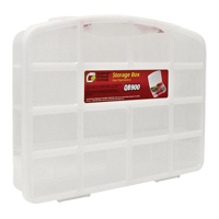 Clear Compartment Storage Box, 13" W x 10-1/4" D x 2-3/8" H, 10 Compartments FMT Sales Ltd