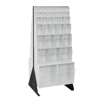 Support pour bacs basculants, 23-5/8" la x 16" p x 52" h, 76 tiroirs FMT Sales Ltd