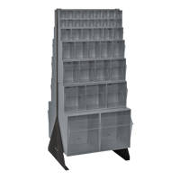 Support pour bacs basculants, 23-5/8" la x 16" p x 52" h, 76 tiroirs FMT Sales Ltd