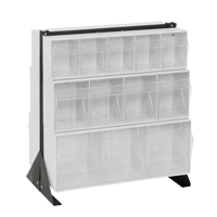 Support pour bacs basculants, 23-5/8" la x 16" p x 28" h, 24 tiroirs FMT Sales Ltd