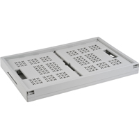 Bac repliable, 21" lo x 14" la x 10,5" h, Gris FMT Sales Ltd
