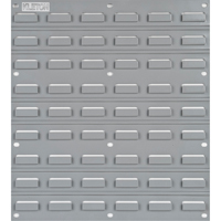Metal Louvered Panel Bin Support Rack, 16 Bins, 18" W x 1/8" D x 19" H FMT Sales Ltd