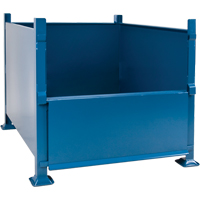 Bulk Stacking Containers, 30" H x 34.5" W x 40.5" D, 3500 lbs. Capacity FMT Sales Ltd