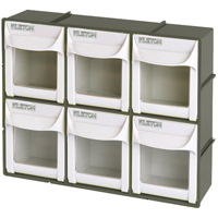 Heavy-Duty Tilt Bin, 11-3/4" W x 3-1/2" D x 9-3/4" H, 6 Drawers FMT Sales Ltd