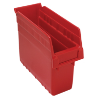 Bacs pour &eacute;tag&egrave;re Store-Max, 4-3/8" la x 8" H x 11-5/8" p, Rouge, Capacit&eacute; 44 lb FMT Sales Ltd