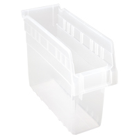 Bacs pour &eacute;tag&egrave;re Store-Max, 4-3/8" la x 8" H x 11-5/8" p, Transparent, Capacit&eacute; 44 lb FMT Sales Ltd