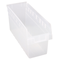 Bacs pour &eacute;tag&egrave;re Store-Max, 6-5/8" la x 8" H x 17-7/8" p, Transparent, Capacit&eacute; 56 lb FMT Sales Ltd