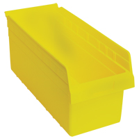 Bacs pour &eacute;tag&egrave;re Store-Max, 8-3/8" la x 8" H x 17-7/8" p, Jaune, Capacit&eacute; 56 lb FMT Sales Ltd