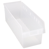 Bacs pour &eacute;tag&egrave;re Store-Max, 8-3/8" la x 8" H x 23-5/8" p, Transparent, Capacit&eacute; 68 lb FMT Sales Ltd
