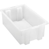Contenant robuste Stack & Nest, 6" x 11" x 18", Transparent FMT Sales Ltd