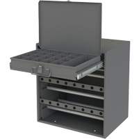 Armoire d'entreposage pour fil et borne, Acier, 1 tiroirs, 15-9/16" x 11-7/8" x 16-3/8", Gris FMT Sales Ltd