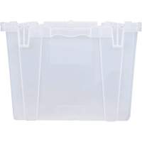 FP243C FliPak Nestable Tote, 26.9" x 16.9" x 12.1", Clear FMT Sales Ltd