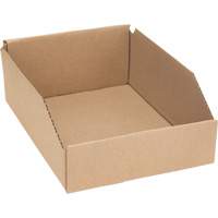 Deep Corrugated Parts Bins, 8-3/4" W x 11-1/4" D x 4-1/2" H, Beige FMT Sales Ltd
