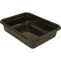 All-Purpose Flat-Bottom Storage Tub, 5" H x 17" D x 22" L, Plastic, Grey FMT Sales Ltd