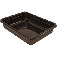 All-Purpose Flat-Bottom Storage Tub, 5" H x 15" D x 20" L, Plastic, Brown FMT Sales Ltd