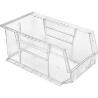 Crystal Clear Ultra Bins, 8-1/4" W x 7" H x 14-3/4" D, Clear FMT Sales Ltd