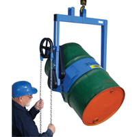 Drum Lifters - Geared Tilted, 55 US gal. (45 Imperial Gal.) Drum Size, 800 lbs./363 kg. Cap. FMT Sales Ltd