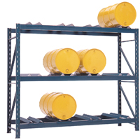 Drum Storage Racks, 12 Drums, 112" W x 36" D x 96" H FMT Sales Ltd