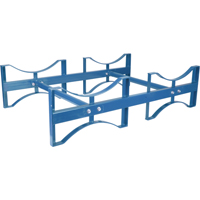 Drum Stacking Rack, 2 Drums, 1600 lbs. Capacity, 45-1/2" W x 30" D x 12-1/2" H FMT Sales Ltd
