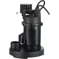 Pompe de puisard submersible thermoplastique, 2560 gal./h, 115 V, 4,6 A, 1/3 CV FMT Sales Ltd