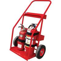 Chariot de prevention d'incendie pour travaux &agrave; chaud, Roues Semi-pneumatique, Base de 17,75" la x 8,9" lo, 100 lb FMT Sales Ltd