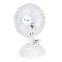 Ventilateur &agrave; pince & de bureau, Diam&egrave;tre 6", 2 vitesses FMT Sales Ltd